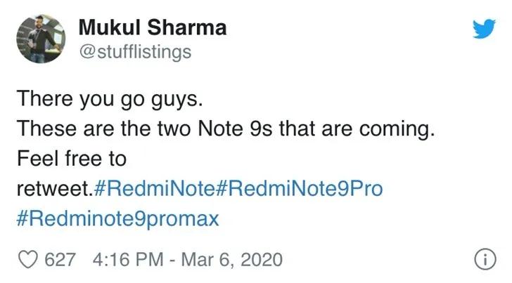 红米note 9 promax
