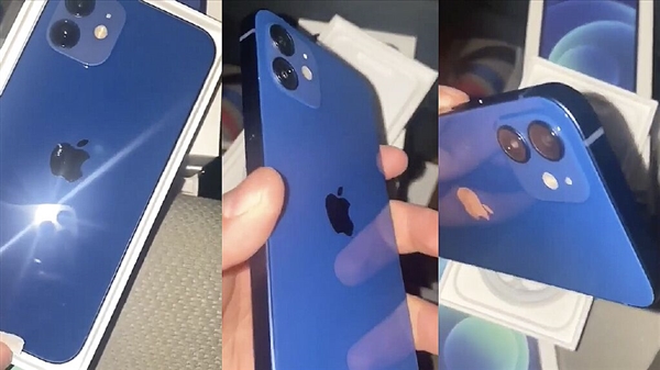 iPhone12蓝色开箱被吐槽
